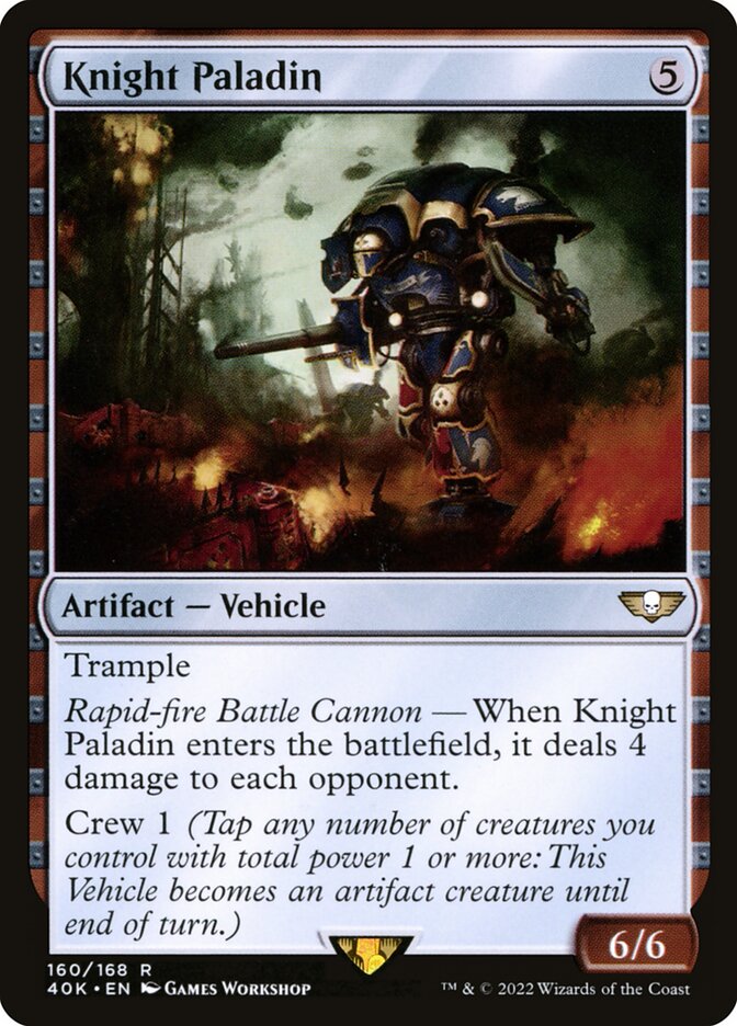 Knight Paladin 160 (Universes Beyond: Warhammer 40,000)  | Good Games Cannington