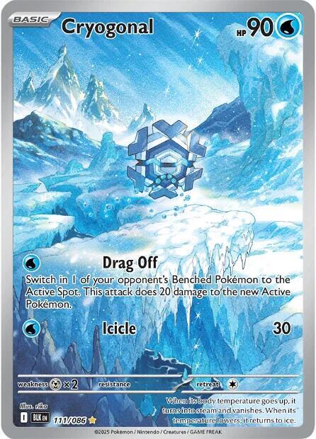 Cryogonal 111/086 (SV: Black Bolt)  - Holofoil | Good Games Cannington