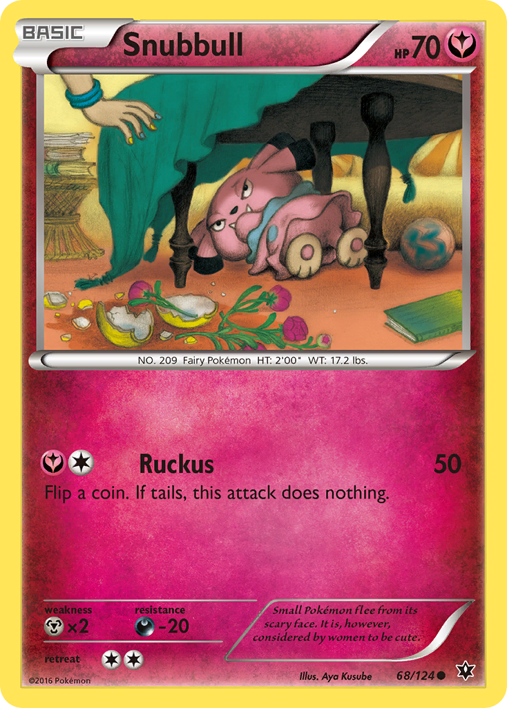 Snubbull (68/124) [XY: Fates Collide] | Good Games Cannington