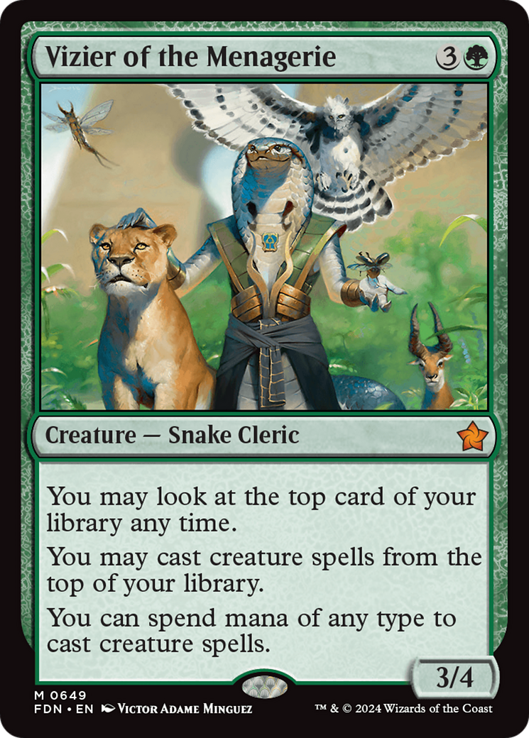 Vizier of the Menagerie [Foundations] | Good Games Cannington