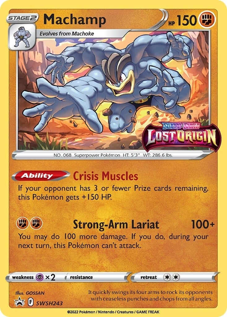 Machamp (SWSH243) [Sword & Shield: Black Star Promos] | Good Games Cannington