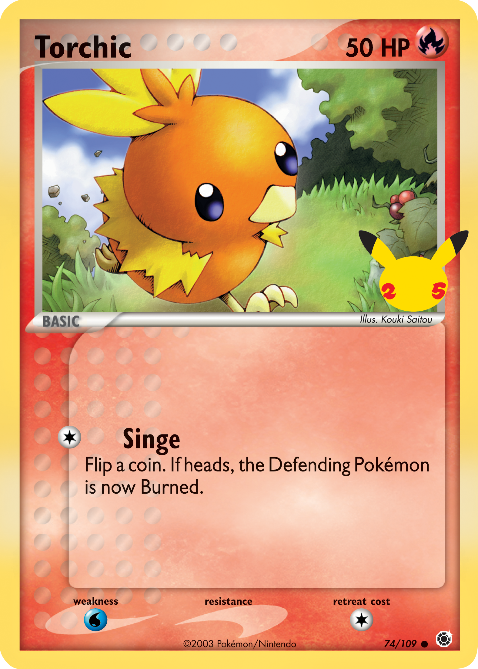 Torchic (74/109) (Jumbo Card) [First Partner Pack] | Good Games Cannington