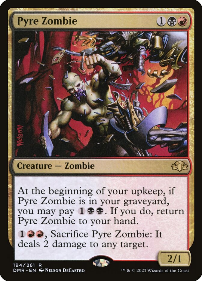 Pyre Zombie 194 (Dominaria Remastered)  | Good Games Cannington