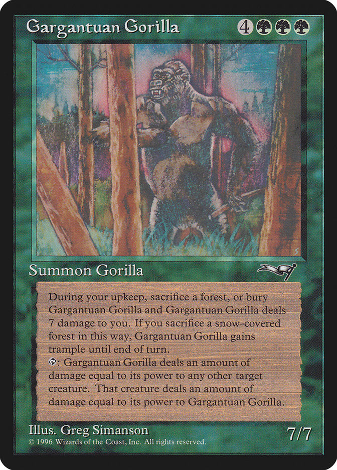 Gargantuan Gorilla [Alliances] | Good Games Cannington
