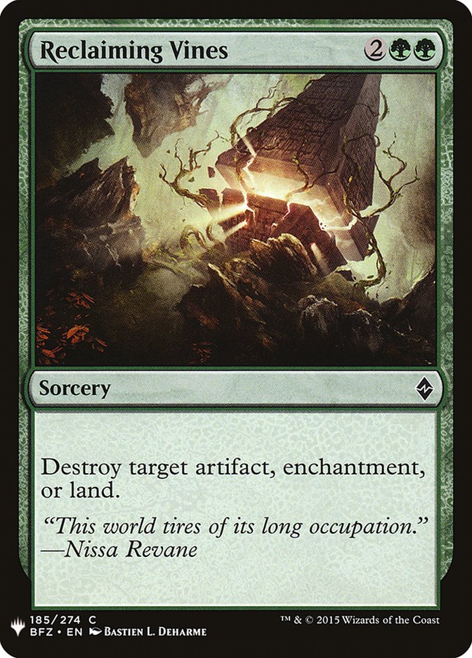 Reclaiming Vines [Mystery Booster] | Good Games Cannington