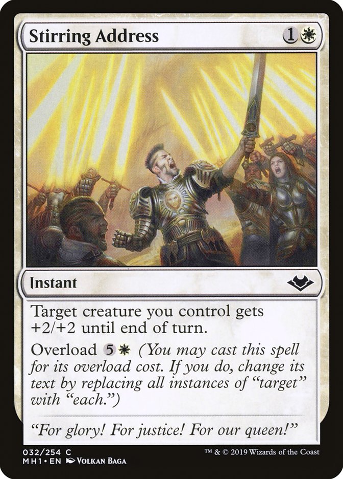 Stirring Address [Modern Horizons] | Good Games Cannington