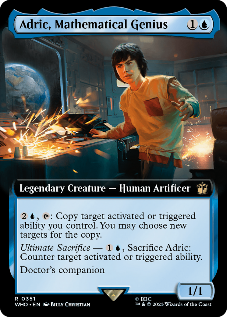 Adric, Mathematical Genius (Extended Art) [Doctor Who] | Good Games Cannington