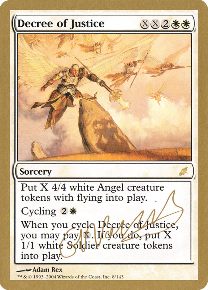 Decree of Justice (Gabriel Nassif) [World Championship Decks 2004] | Good Games Cannington