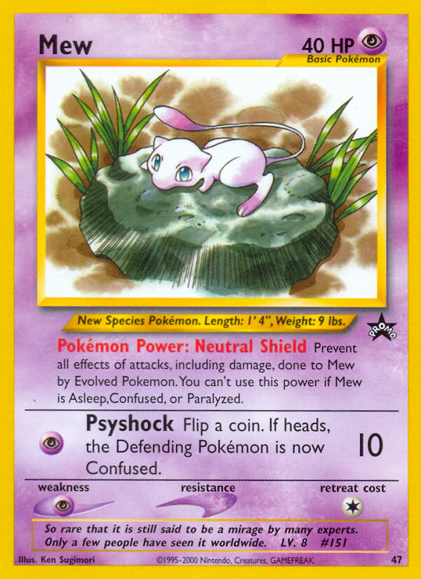 Mew (47) [Wizards of the Coast: Black Star Promos] | Good Games Cannington