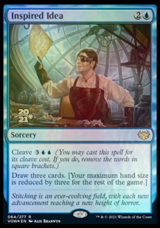 Inspired Idea [Innistrad: Crimson Vow Prerelease Promos] | Good Games Cannington