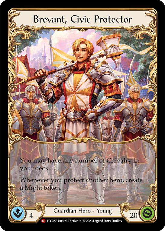 Brevant, Civic Protector [TCC027] (Round the Table: TCC x LSS)  Rainbow Foil | Good Games Cannington