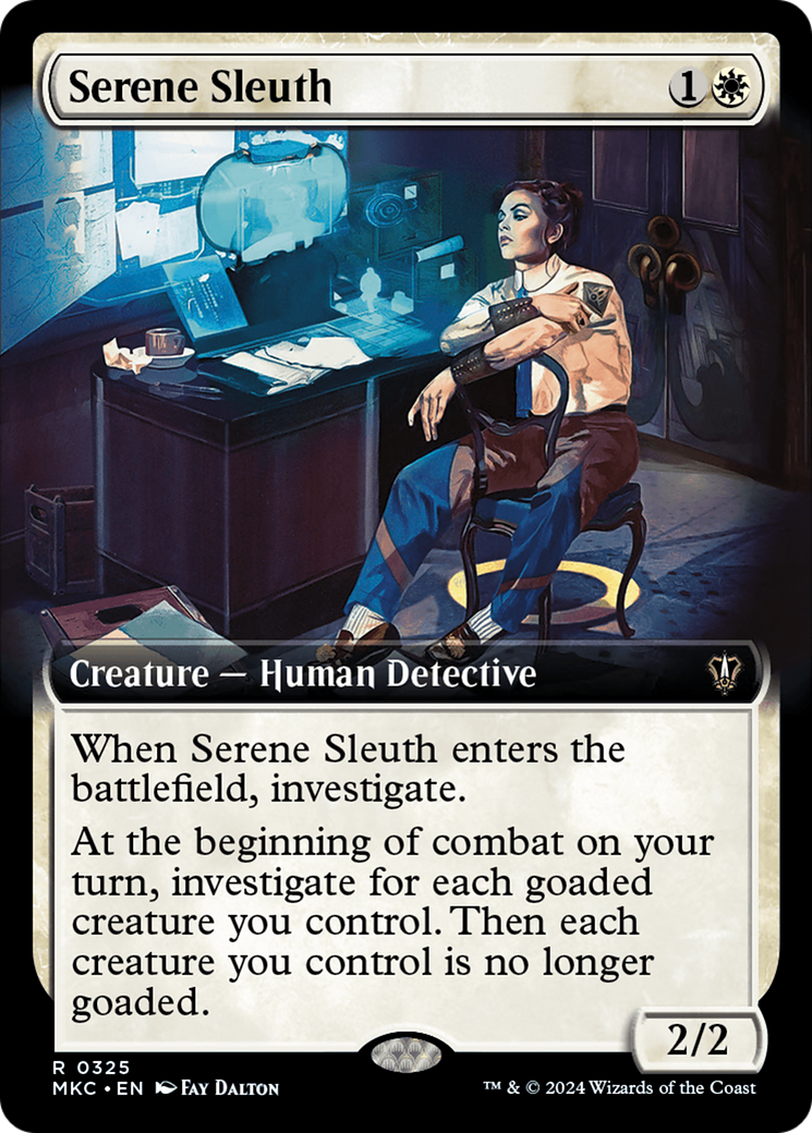 Serene Sleuth (Extended Art) [Murders at Karlov Manor Commander] | Good Games Cannington