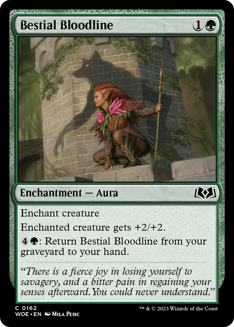 Bestial Bloodline [Wilds of Eldraine] | Good Games Cannington
