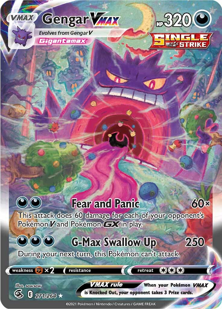 Gengar VMAX (271/264) [Sword & Shield: Fusion Strike] | Good Games Cannington
