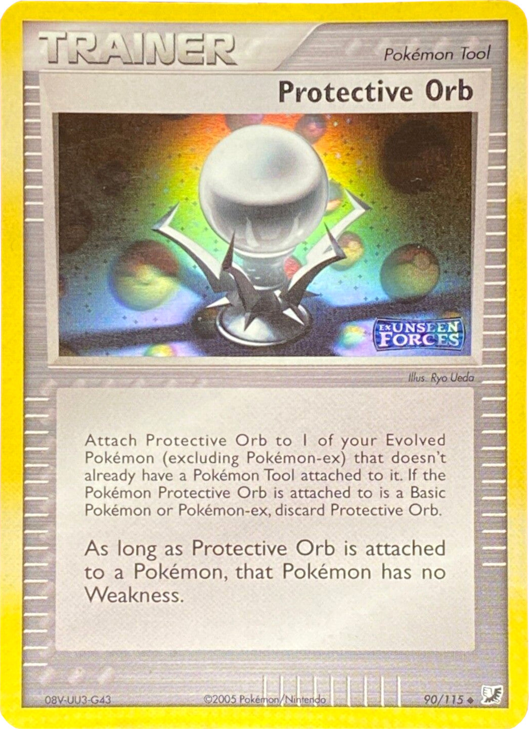 Protective Orb (90/115) (Stamped) [EX: Unseen Forces] | Good Games Cannington