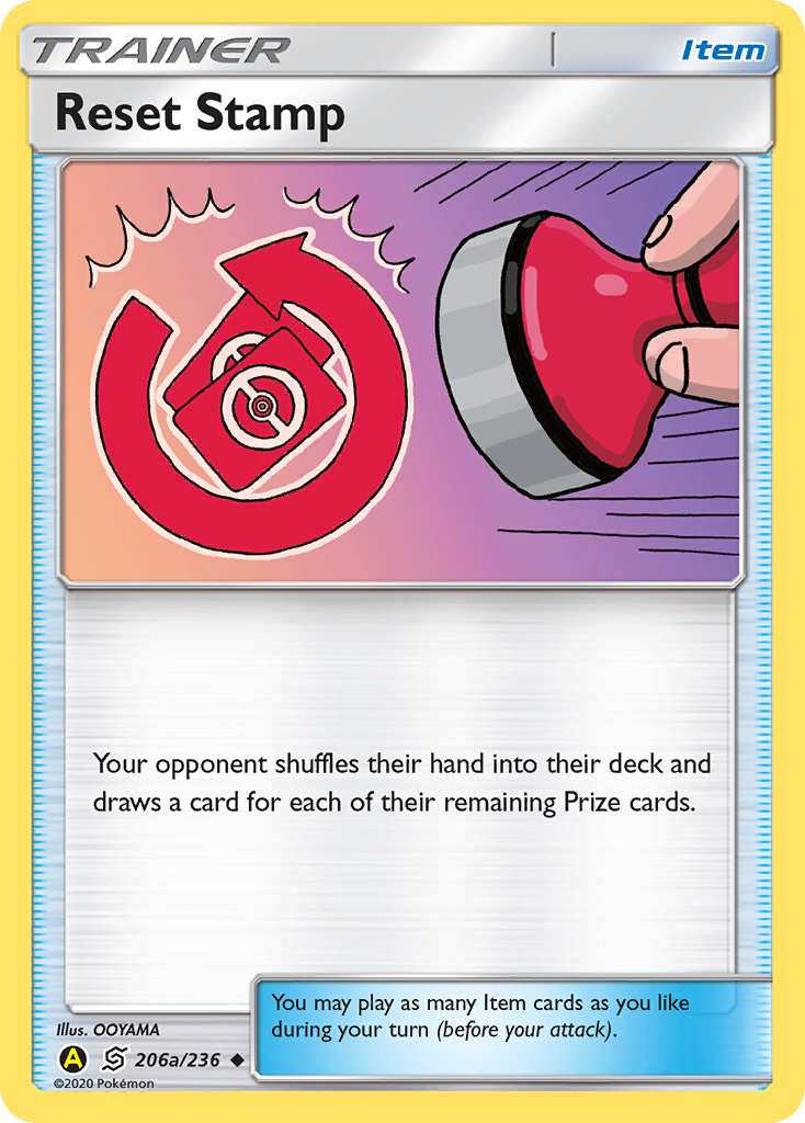 Reset Stamp (206a/236) [Alternate Art Promos] | Good Games Cannington