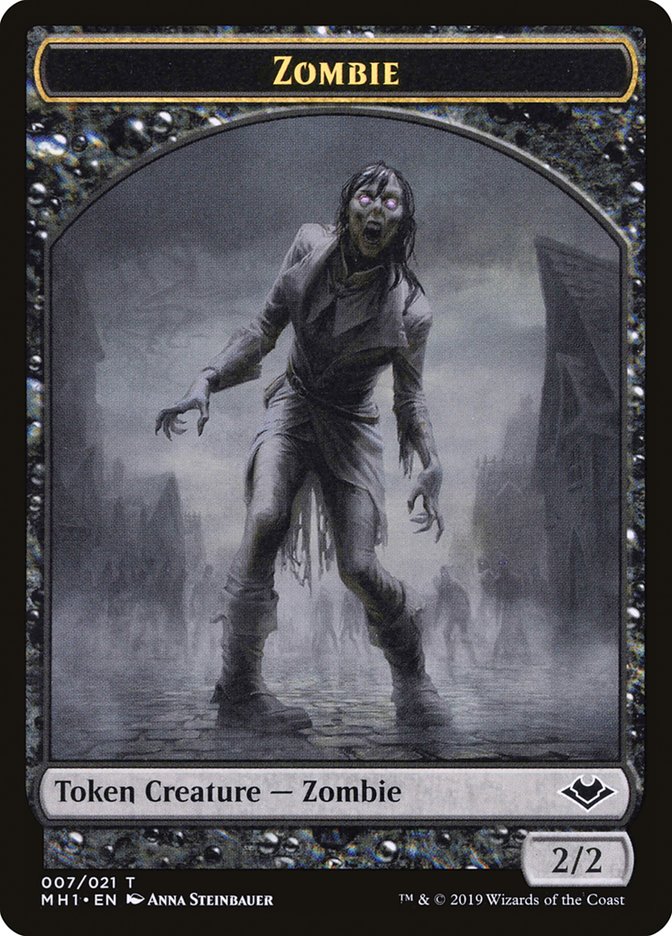 Angel (002) // Zombie (007) Double-Sided Token [Modern Horizons Tokens] | Good Games Cannington
