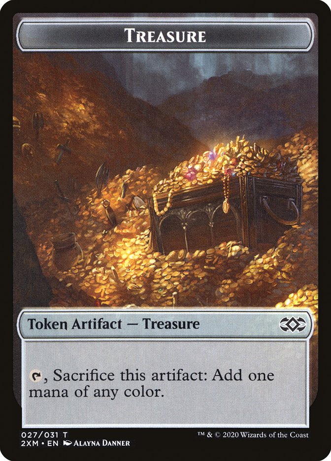 Treasure Token [Double Masters Tokens] | Good Games Cannington