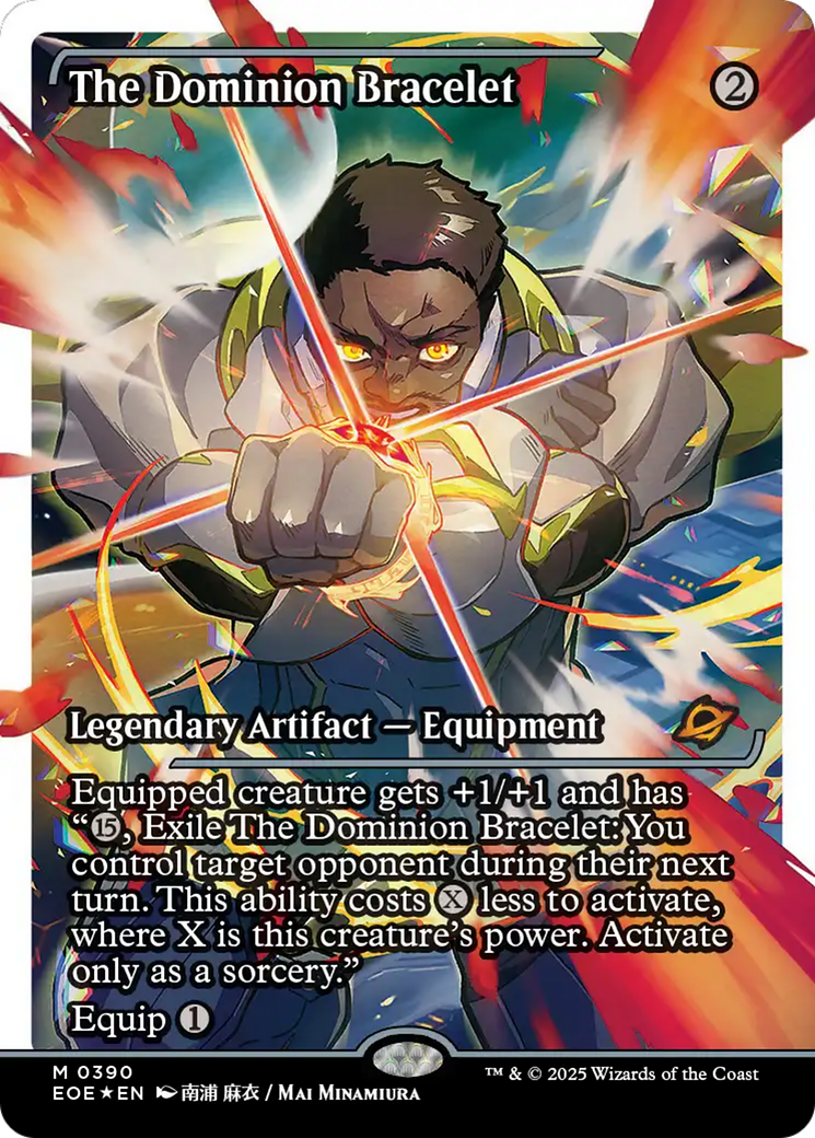 The Dominion Bracelet (Showcase) (Fracture Foil) [Edge of Eternities] | Good Games Cannington