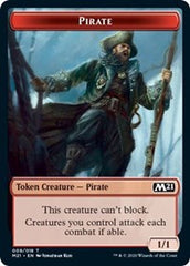 Pirate // Treasure Double-Sided Token [Core Set 2021 Tokens] | Good Games Cannington