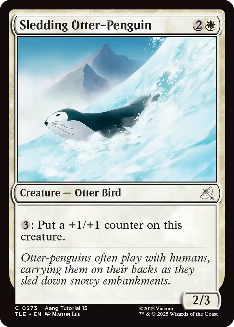 Sledding Otter-Penguin (0273) [Avatar: The Last Airbender: Eternal-Legal] | Good Games Cannington