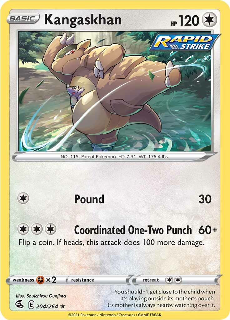 Kangaskhan (204/264) [Sword & Shield: Fusion Strike] | Good Games Cannington