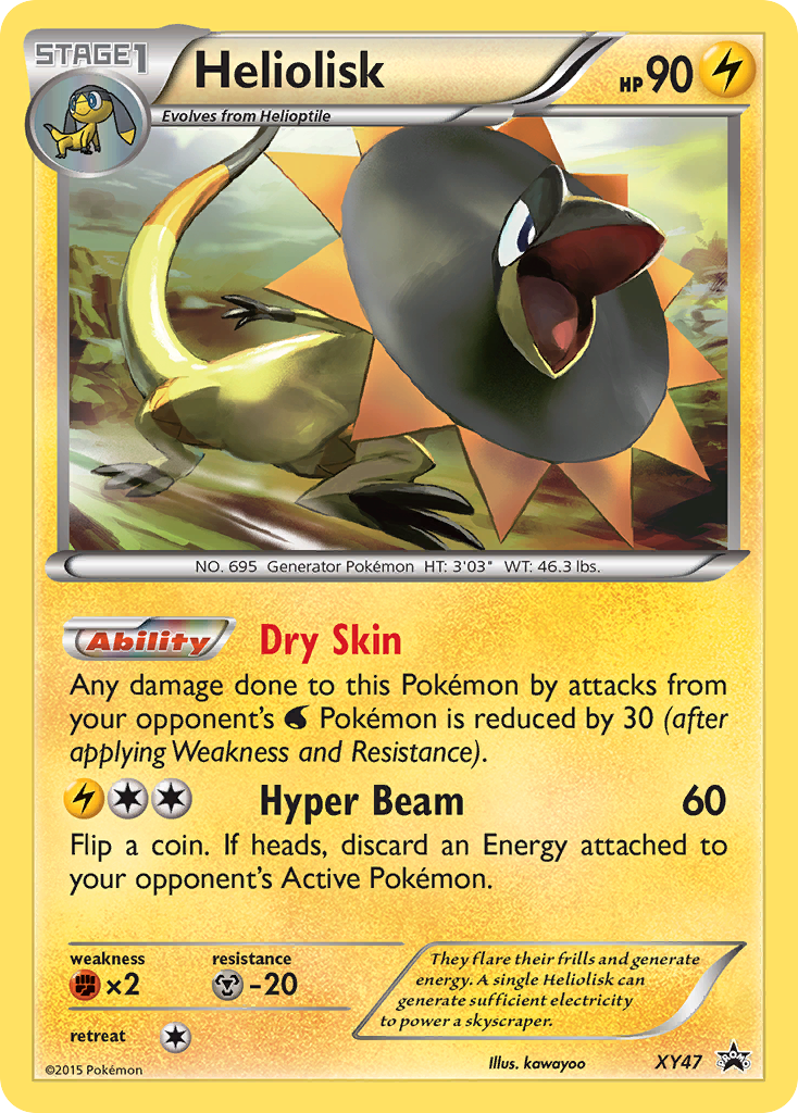 Heliolisk (XY47) [XY: Black Star Promos] | Good Games Cannington