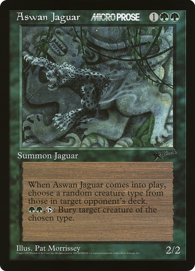 Aswan Jaguar [MicroProse Promos] | Good Games Cannington
