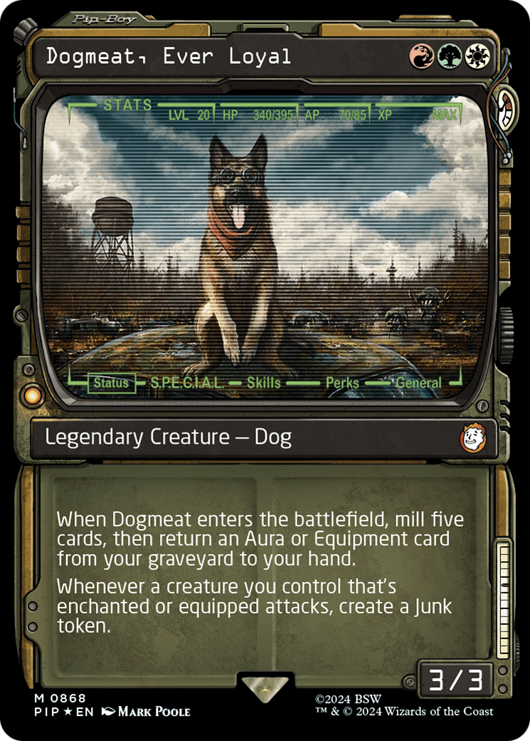 Dogmeat, Ever Loyal (Showcase) (Surge Foil) [Fallout] | Good Games Cannington