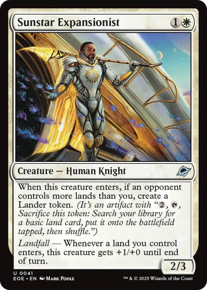 Sunstar Expansionist 41/276 (Edge of Eternities)  - Foil | Good Games Cannington
