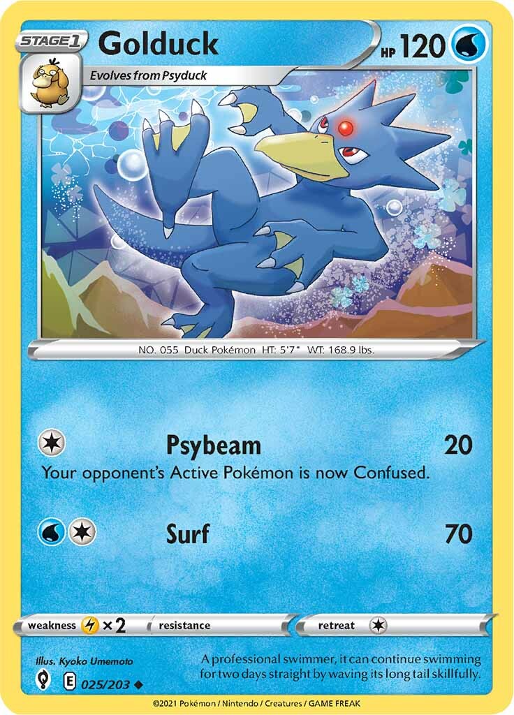 Golduck (025/203) [Sword & Shield: Evolving Skies] | Good Games Cannington