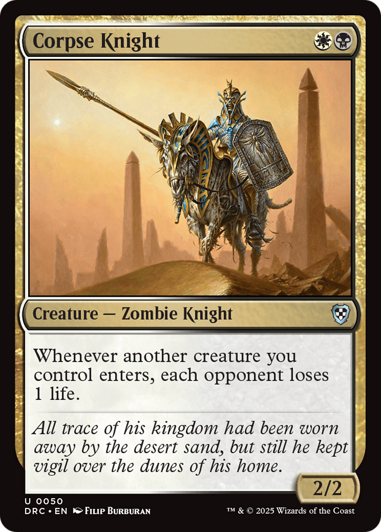 Corpse Knight [Aetherdrift Commander] | Good Games Cannington