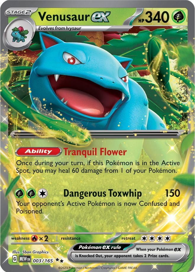 Venusaur ex (003/165) [Scarlet & Violet 151] | Good Games Cannington