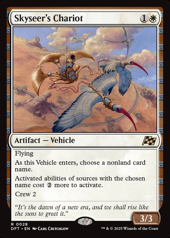 Skyseer's Chariot 28/291 (Aetherdrift)  - Foil | Good Games Cannington