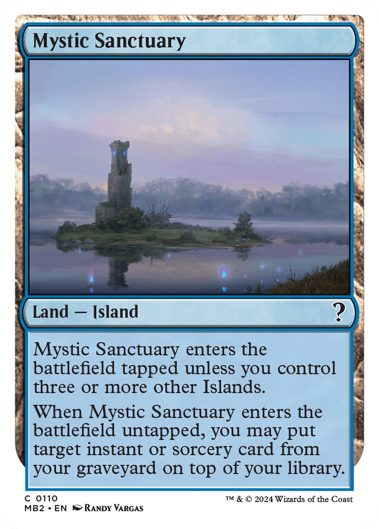Mystic Sanctuary (White Border) [Mystery Booster 2] | Good Games Cannington