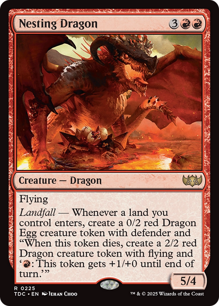 Nesting Dragon [Tarkir: Dragonstorm Commander] | Good Games Cannington