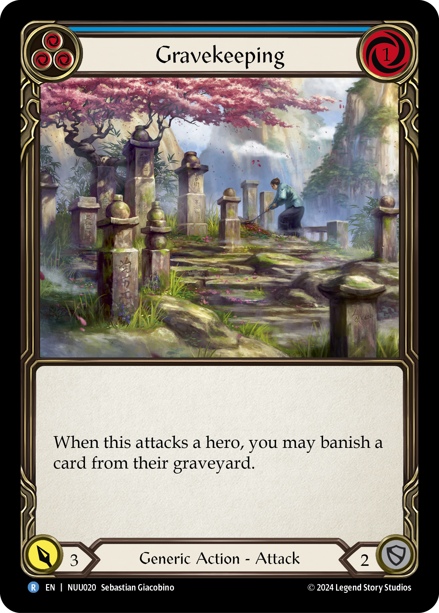 Gravekeeping [NUU020] (Part the Mistveil Nuu Blitz Deck) | Good Games Cannington