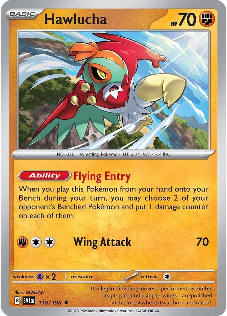Hawlucha (118/198) [Scarlet & Violet: Base Set] | Good Games Cannington