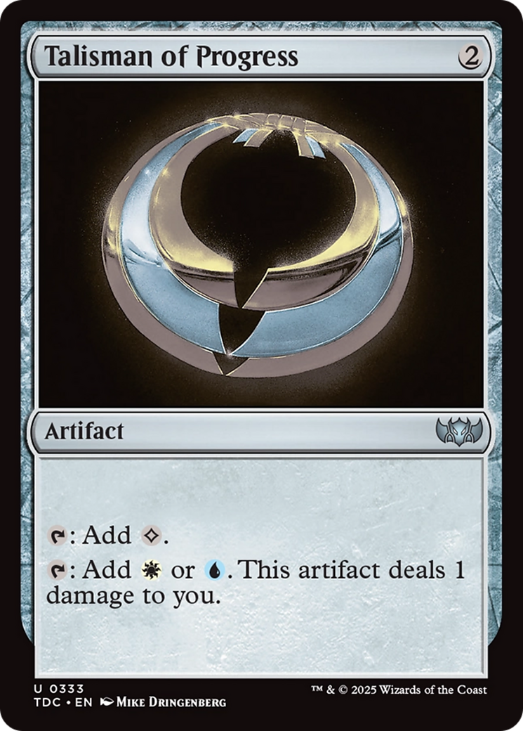 Talisman of Progress [Tarkir: Dragonstorm Commander] | Good Games Cannington