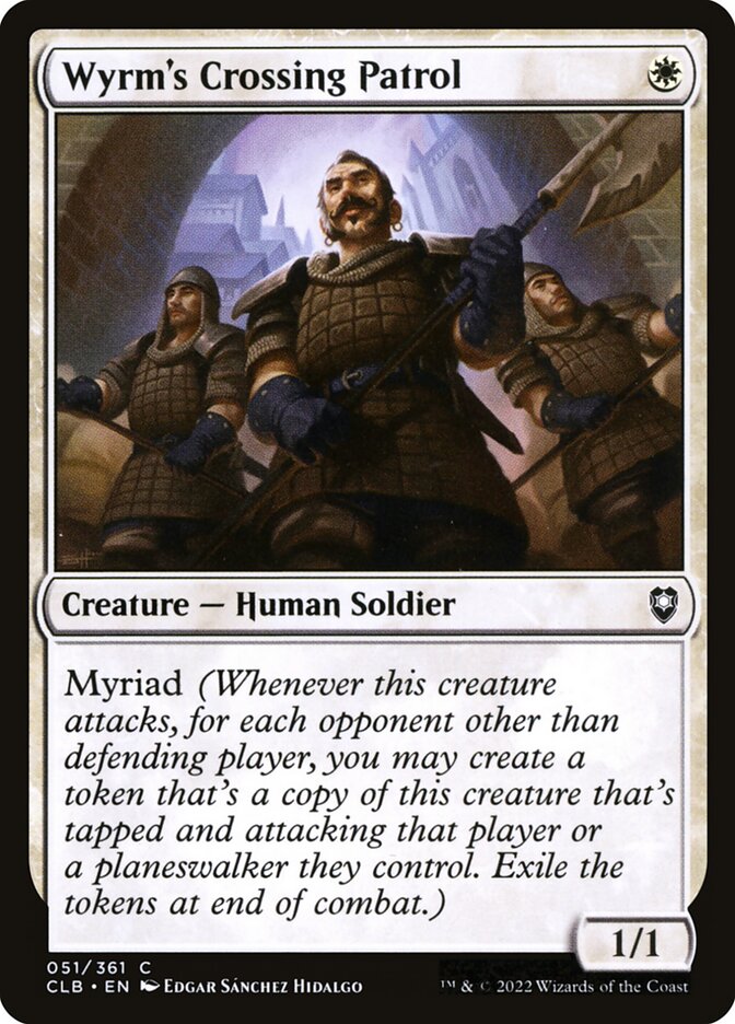 Wyrm's Crossing Patrol 51 (Commander Legends: Battle for Baldur's Gate)  | Good Games Cannington
