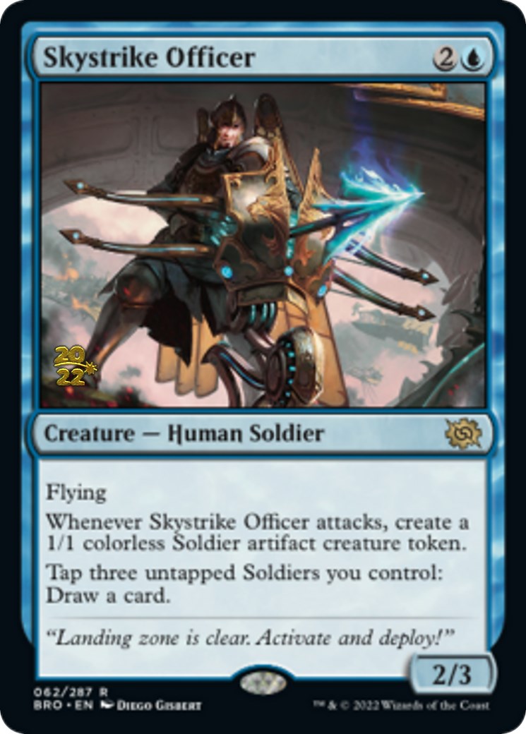 Skystrike Officer [The Brothers' War Prerelease Promos] | Good Games Cannington