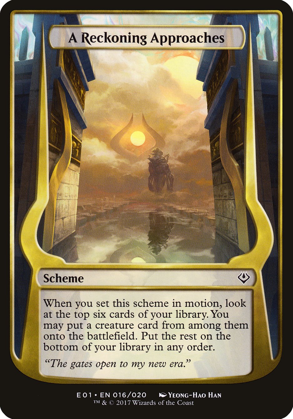 A Reckoning Approaches (Schemes) [Archenemy: Nicol Bolas Schemes] | Good Games Cannington