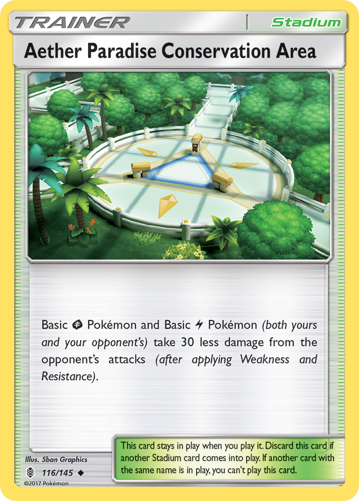 Aether Paradise Conservation Area (116/145) [Sun & Moon: Guardians Rising] | Good Games Cannington