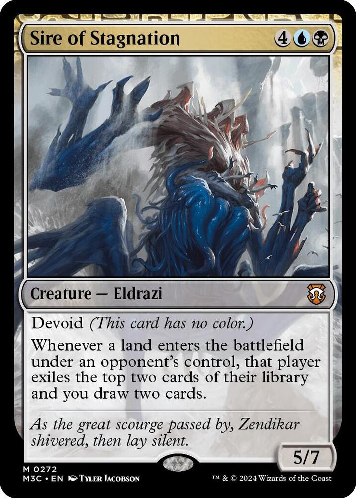 Sire of Stagnation 272/411 (Commander: Modern Horizons 3)  - Ripple Foil | Good Games Cannington