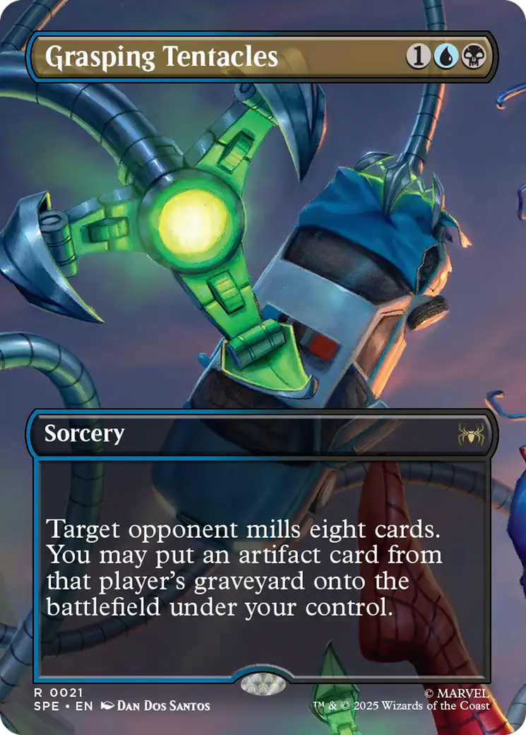 Grasping Tentacles (Borderless) [Marvel's Spider-Man: Eternal-Legal] | Good Games Cannington