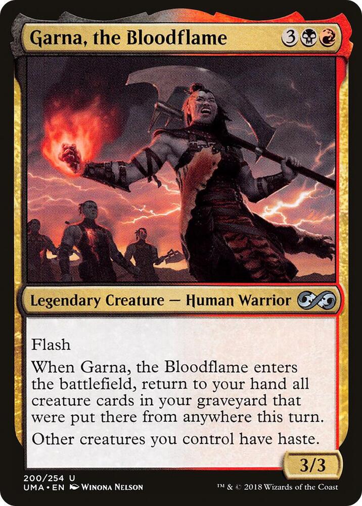 Garna, the Bloodflame 200/254 (Ultimate Masters)  - Foil | Good Games Cannington