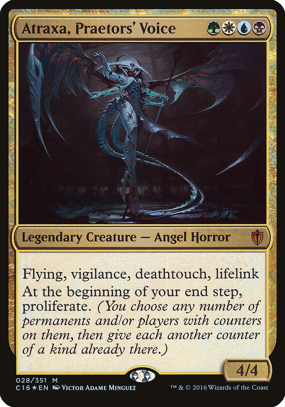 Atraxa, Praetors' Voice (Oversized) [Commander 2016 Oversized] | Good Games Cannington