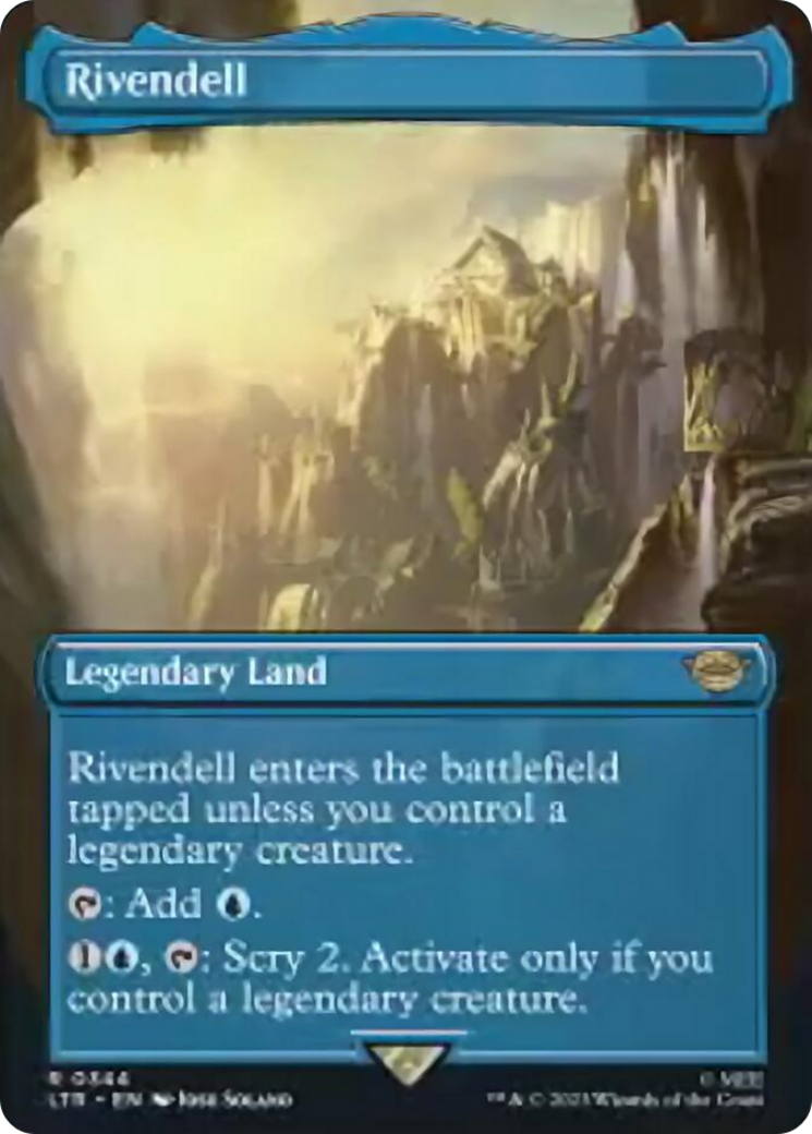 Rivendell (Borderless Alternate Art) [The Lord of the Rings: Tales of Middle-Earth] | Good Games Cannington