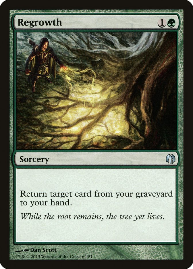 Regrowth [Duel Decks: Heroes vs. Monsters] | Good Games Cannington