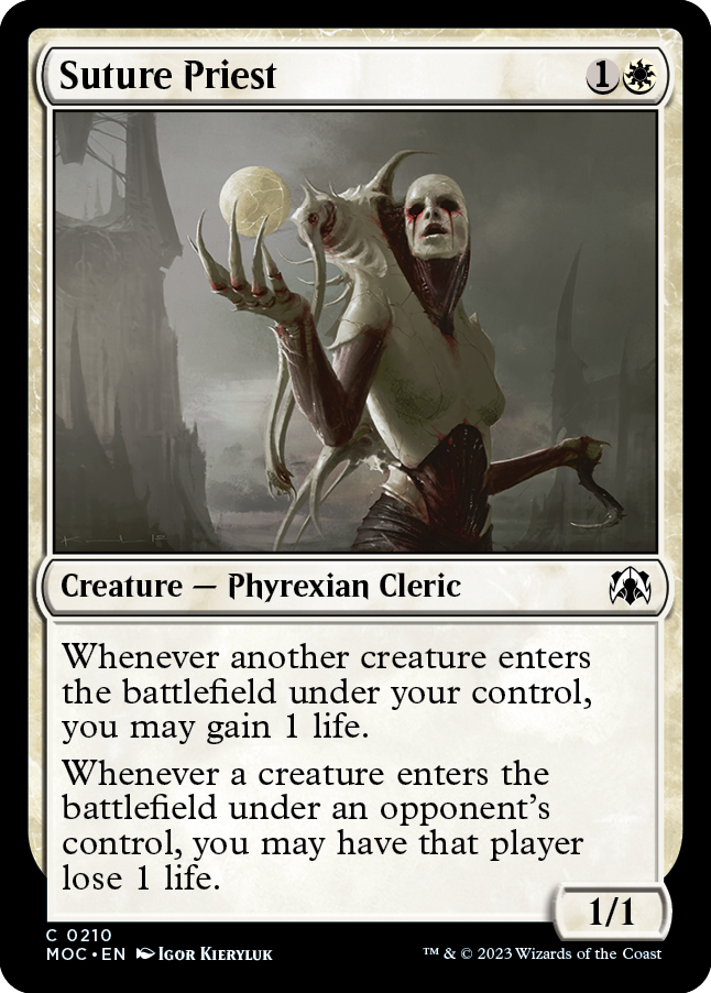 Suture Priest [March of the Machine Commander] | Good Games Cannington